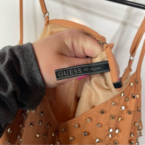 Guess Sleeveless Deco Beaded Mini Dress NWT Xsmall - Picture 6 of 8